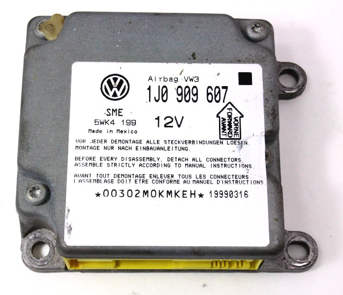 Airbag Computer Module 98-01 VW Passat B5 - 1J0 909 607