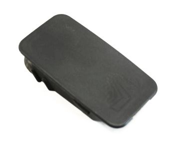 Rear Child Seat Safety Hook Cover Trim 02-08 Audi A4 05-08 A6 Black - 4B0 887 301 A