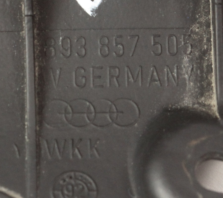 LH Interior Corner Mirror Door Trim 93-95 Audi 90 B4 - Genuine - 893 857 505