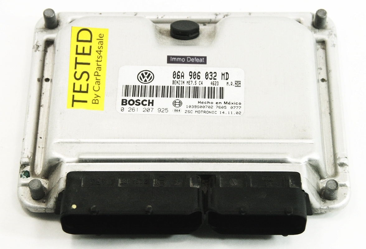 Immo Off ECU ECM Engine Computer 02-04 VW Jetta Golf MK4 2.0 AVH 06A 906 032 MD