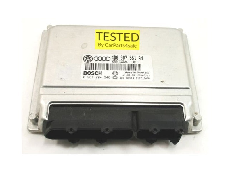Engine Computer Module ECU ECM Audi A4 A6 VW Passat 2.8 V6 - 4D0 907 551 AH