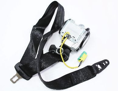 New LH Front Seat Belt 03-07 VW Touareg - Black - Genuine - 7L0 857 705 H