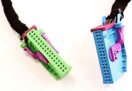 Gauge Cluster Instrument Speedometer Plugs Pigtail 02-05 Audi A4 B6 - Genuine