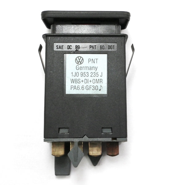 Hazard Dash Switch Relay Button 99-05 VW Jetta Golf GTI MK4 - 1J0 953 235 J
