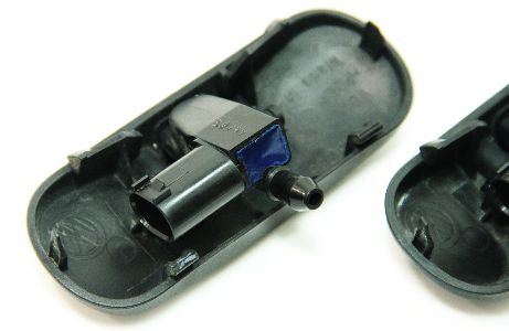 Heated Windshield Washer Nozzles Set 05-10 VW Jetta Rabbit GTI MK5 - 1T0 955 986