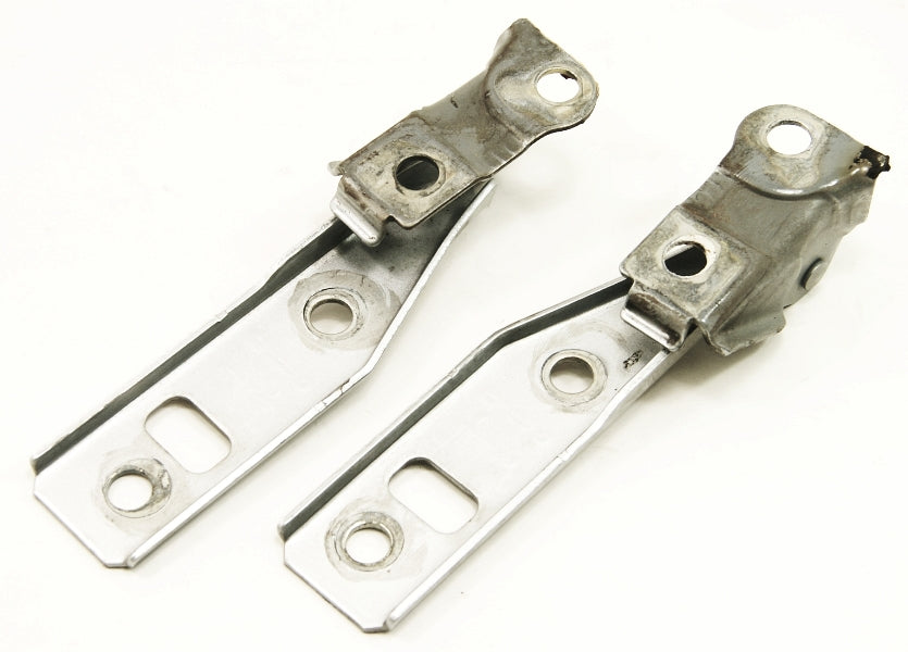 Hood Hinges Pair 99-05 VW Jetta Golf GTI MK4 - LG9R Silver - 1J0 823 301 / 302 A