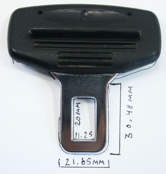 Set of 2 Male Seat Belt Seatbelt Buckle Clip VW Jetta Golf GTI Touareg Audi A4