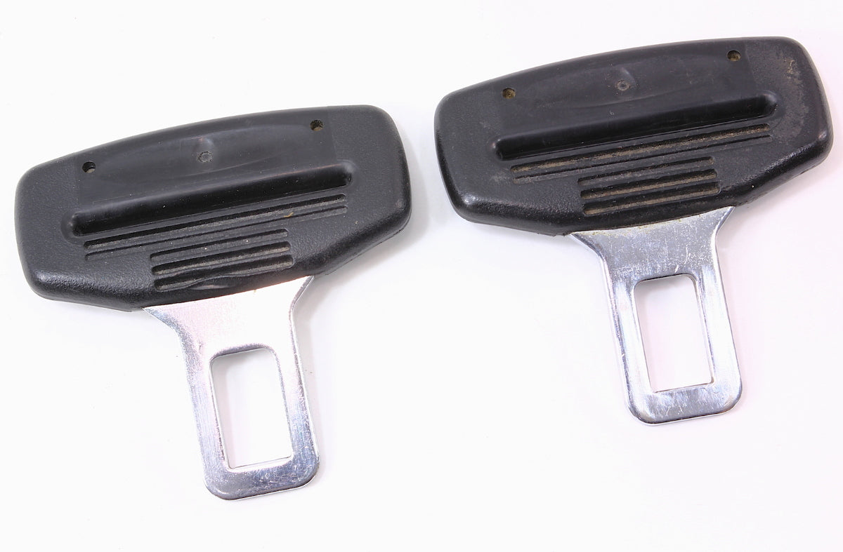 Set of 2 Male Seat Belt Seatbelt Buckle Clip VW Jetta Golf GTI Touareg Audi A4
