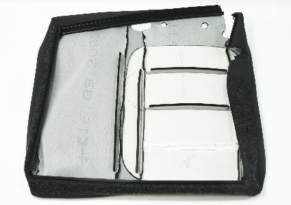 RH Rear Seat Backrest Cover 05-09 VW Jetta Rabbit MK5 - Gray Cloth - Genuine