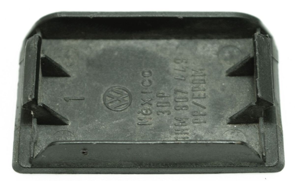 Rear Bumper Bolt Cap Cover 93-99 VW Jetta Golf GTI MK3 L041 Black - 1HM 807 449