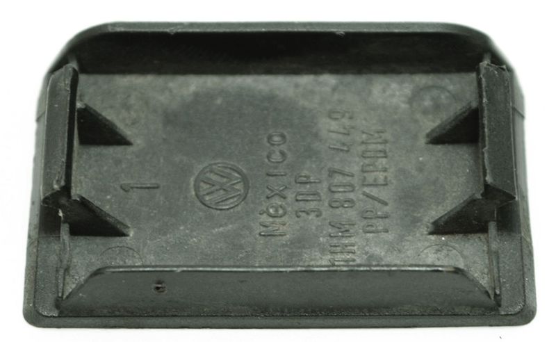 Rear Bumper Bolt Cap Cover 93-99 VW Jetta Golf GTI MK3 L041 Black - 1HM 807 449