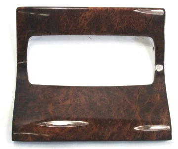 Rear Center Console Trim 98-04 Audi A6 C5 - Wood Grain - Genuine - 4B0 863 210