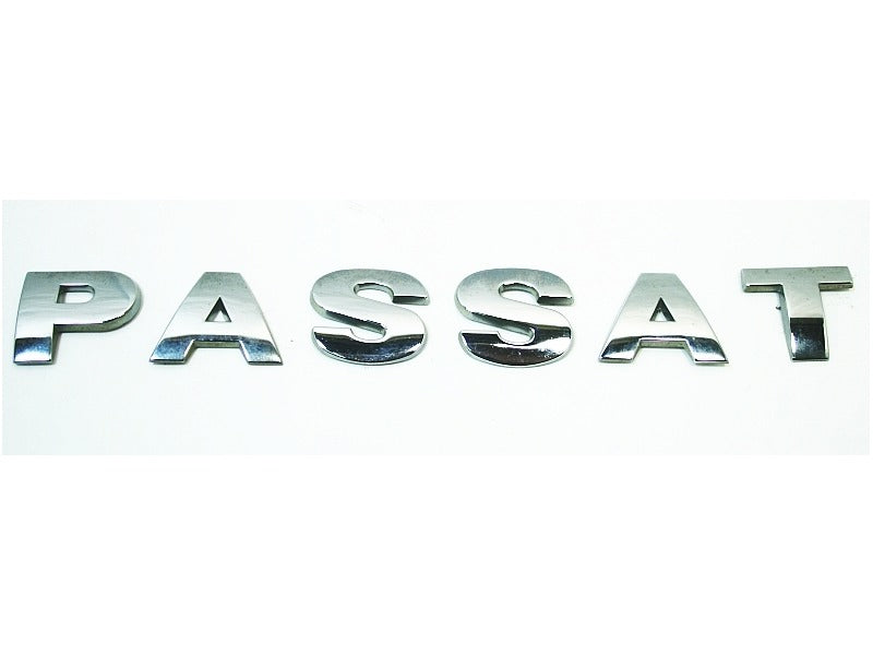 P-A-S-S-A-T Trunk Emblem Badges VW 98-05 Passat B5 - Genuine