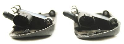 Washer Squirter Nozzle Set 02-08 Audi A4 B6 B7 - Genuine - 8E0 955 987 D & 988 D
