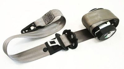 RH Front Seatbelt Seat Belt Gray 02-05 Audi A4 S4 B6 - 8E0 857 706 F