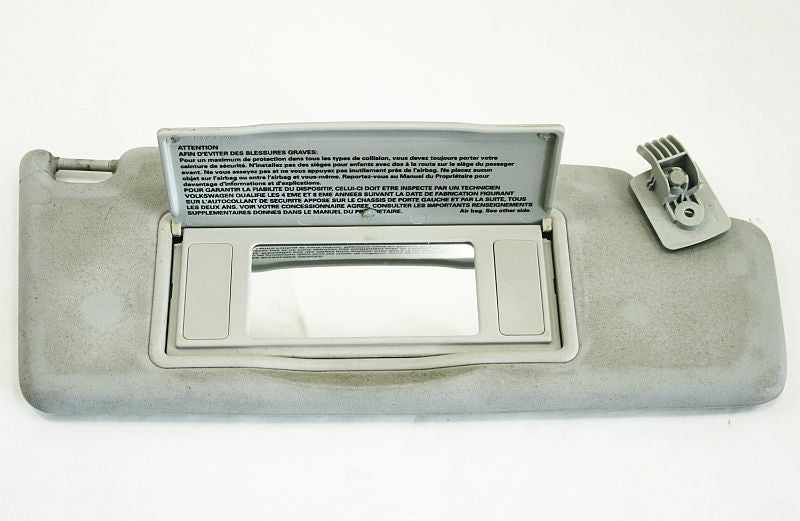 RH Gray Sun Visor Sunvisor 93-99 VW Jetta Golf GTI MK3 - Genuine