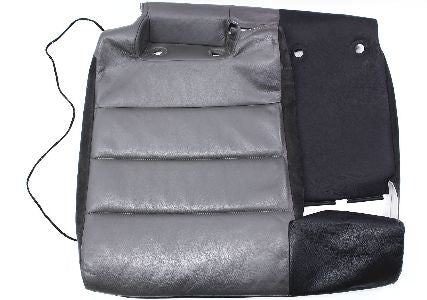 RH Rear Seat Backrest Cover Heated Black & Dark Gray Leather 01-05 Audi Allroad