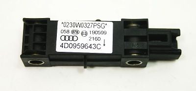 Side Airbag Impact Crash Sensor 00-03 Audi A8 S8 D2 - Genuine - 4D0 959 643 C
