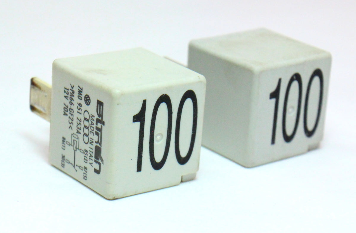 2x Relay # 100 VW Audi Jetta Rabbit Golf Cabrio Passat Eurovan - 7M0 951 253 A