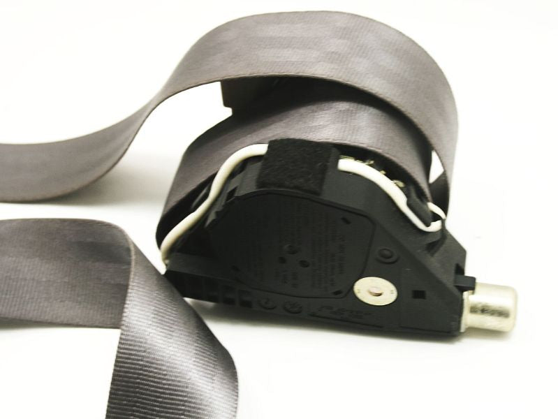 RH Front Seat Belt 99-05 VW Jetta Golf MK4 - Gray - Genuine - 1J4 857 706 T