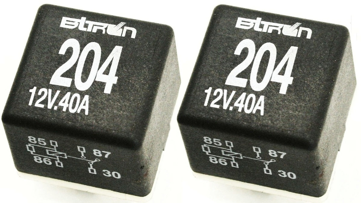 2x Horn Relay # 204 VW Audi Jetta Golf A4 A6 TT Passat Cabrio - 431 951 253 H