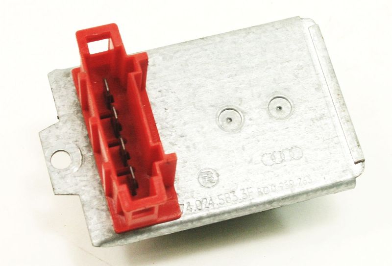 AC Heater Blower Fan Resistor VW Passat B5 Audi A4 - Genuine - 8D0 959 263