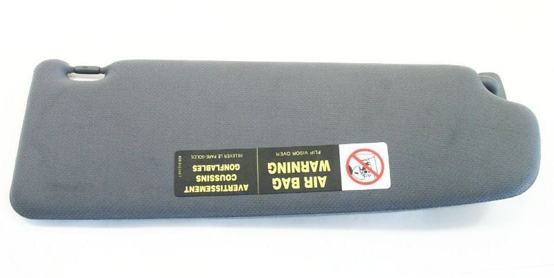 LH Dark Gray Sunvisor Sun Visor 00-06 Audi TT - Genuine