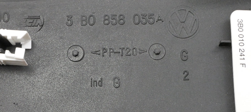 LH Dash End Trim Cover Panel Fuse Door 98-05 VW Passat B5 B5.5 - 3B0 858 035