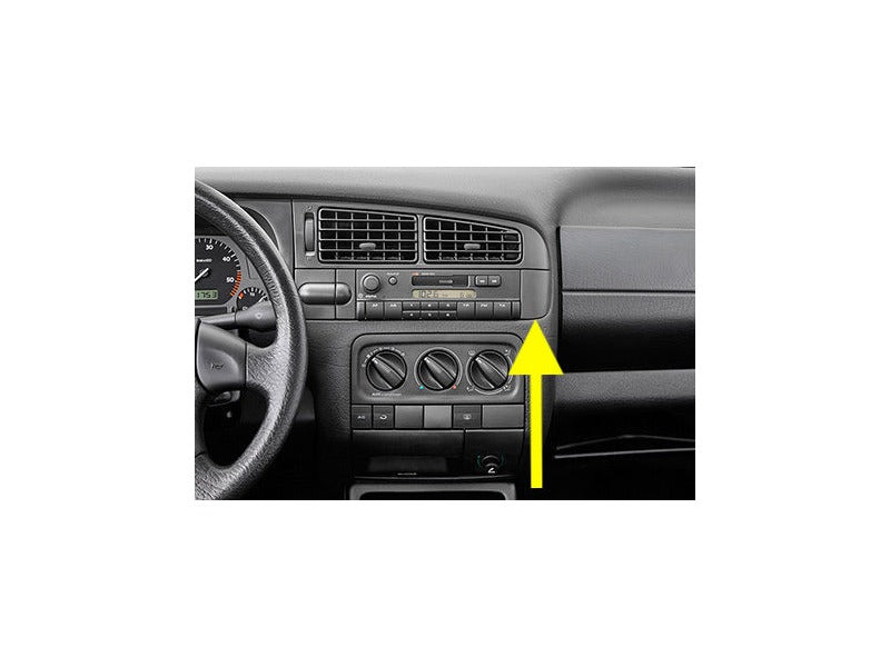 RH Small Dash Radio Trim Panel 93-99 VW Golf Jetta GTI Cabrio MK3 - 1H1 819 742