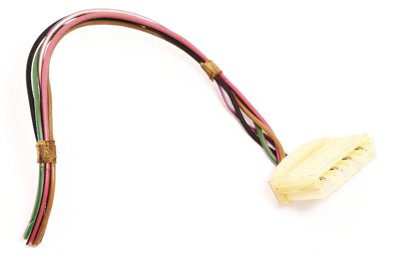 Fasten Belt Brake Warning Light Plug Pigtail 85-93 VW Cabriolet MK1 - Genuine