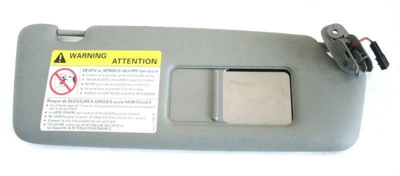 RH Sun Visor Sunvisor 02-05 Audi A4 S4 B6 Gray - Genuine
