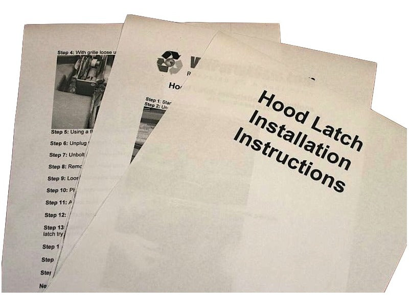 New Hood Latch Lock Catch Fits 1998-2010 VW Beetle + Pull Handle 1C0 823 509 AE