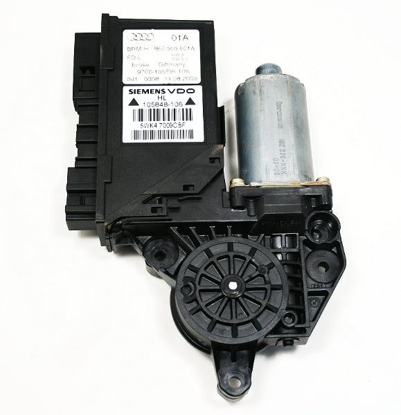LH Rear Window Motor 02-08 Audi A4 S4 RS4 B6 B7 - Genuine - 8E0 959 801 A