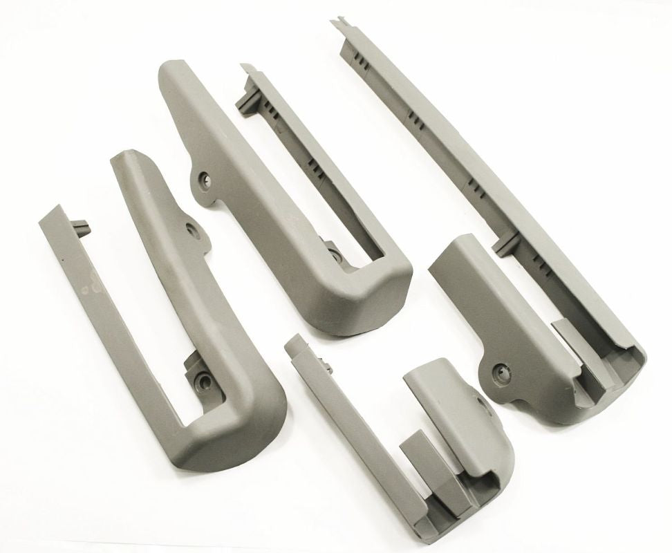 LH Seat Track Trim Cover 02-08 Audi A4 B6 B7 Gray Grey - Genuine