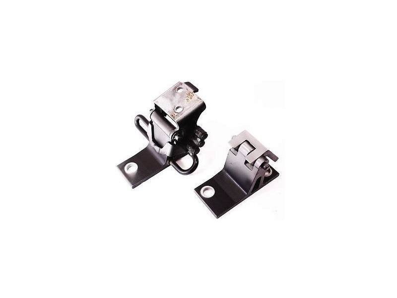 LH Front Door Hinges Set Audi A8 S8 D2 - Ebony Pearl - Black - Genuine