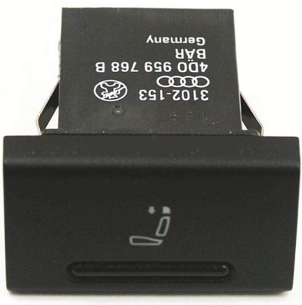 Rear Headrest Switch 00-03 Audi A8 S8 D2 Head Rest Button - 4D0 959 768 B