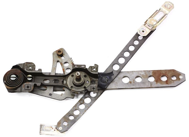 LH Rear Window Regulator Track 80-93 VW Rabbit Cabriolet MK1 - 155 847 271 A