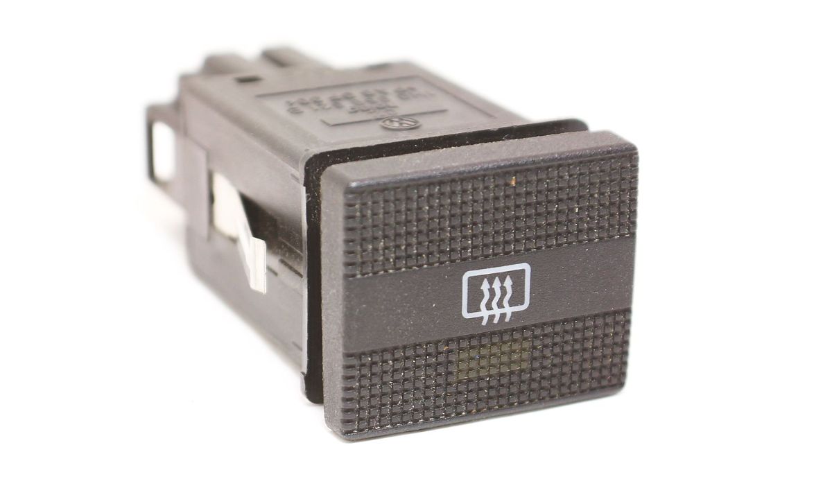 Rear Defrost Defog Switch Button 99.5-02 VW Cabrio MK3.5 Red Lit - 1E0 959 621