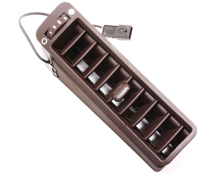 RH Rear B Pillar Vent 00-03 Audi A8 S8 D2 - Jazz Brown - Genuine - 4D0 819 704 K