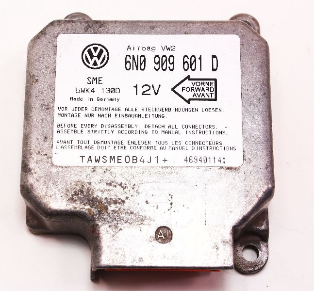 Airbag Air Bag Computer Module 93-95 VW Jetta Golf GTI - Genuine - 6N0 909 601 D