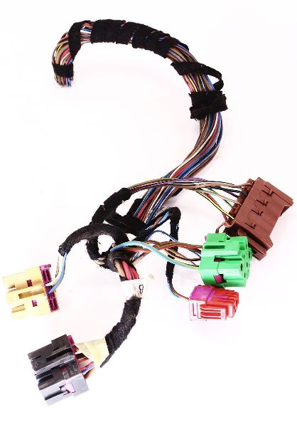 RH Under Seat Wring Harness Plugs Pigtail 00-03 Audi A8 S8 D2 - Genuine