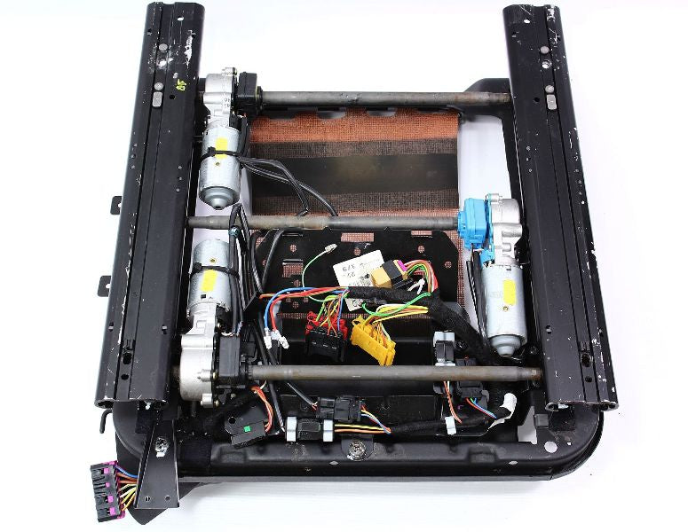 Driver Front Seat Base Track Frame & Motors 00-03 Audi A8 S8 D2 - Genuine