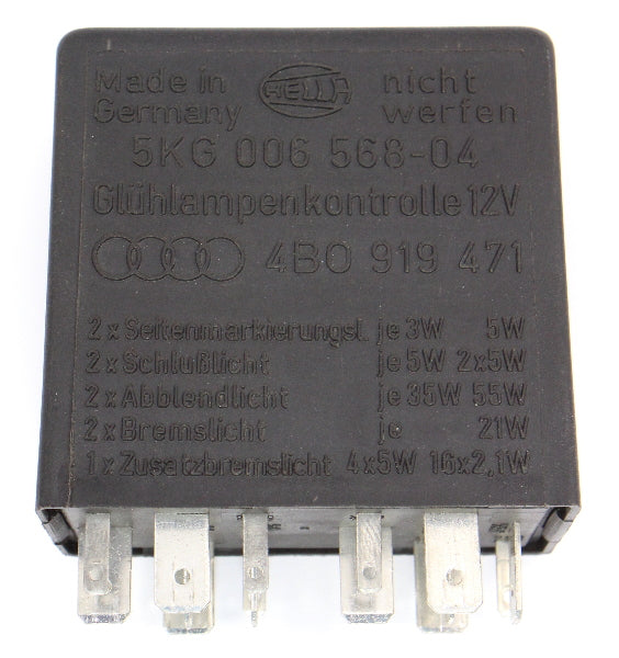 Exterior Light Control Module Relay 387 VW Audi A4 A6 A8 Allroad - 4B0 919 471