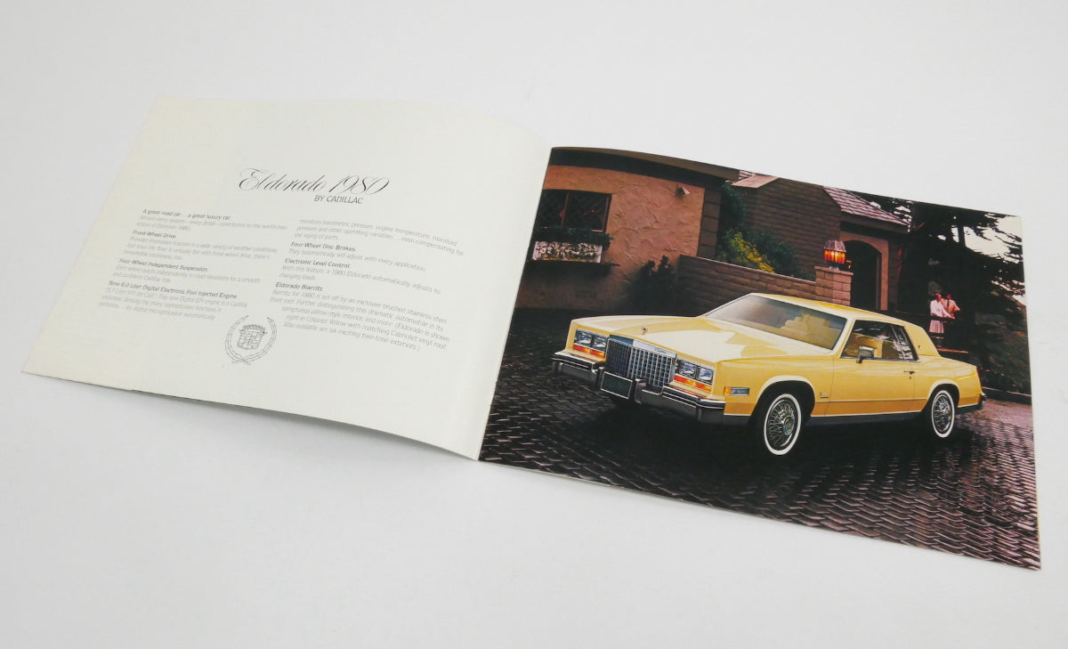 Original Dealer Showroom Brochure - 1980 Cadillac - Fleetwood Eldorado SeVille