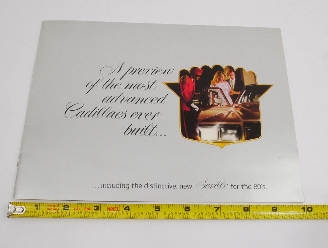 Original Dealer Showroom Brochure - 1980 Cadillac - Fleetwood Eldorado SeVille