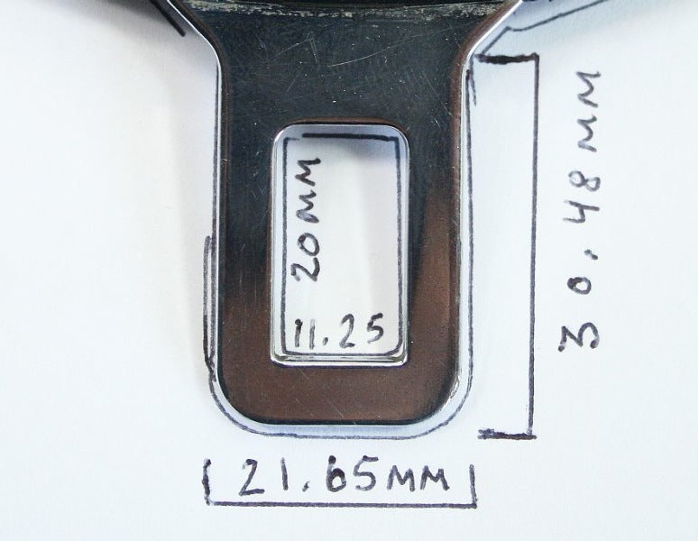 Male Seat Belt Seatbelt Buckle Clip Volvo Lexus BMW Audi S4 A6 A8 VW Saab