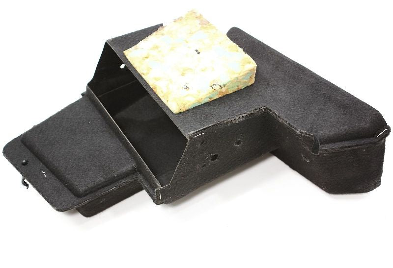 LH Rear Trunk Storage Bin CD Changer Cubby Audi TT MK1 Roadster - Genuine 8N7 858 373