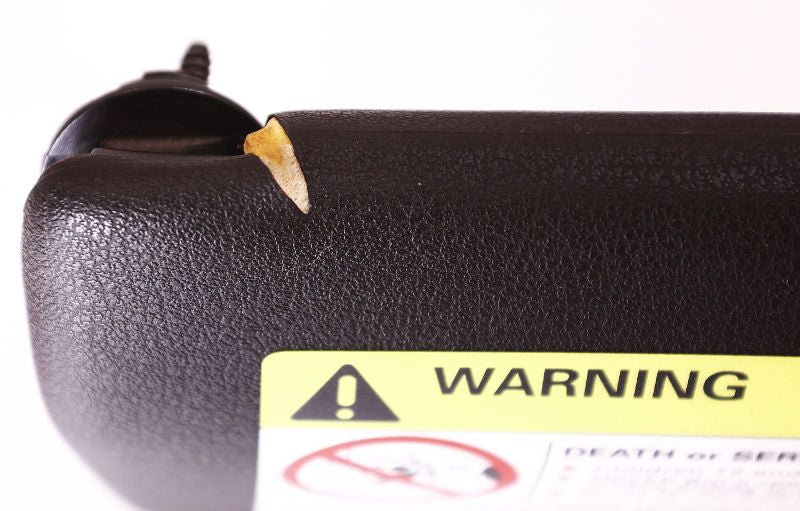 RH Sunvisor Sun Visor 00-06 Audi TT MK1 Roadster - Black - Genuine