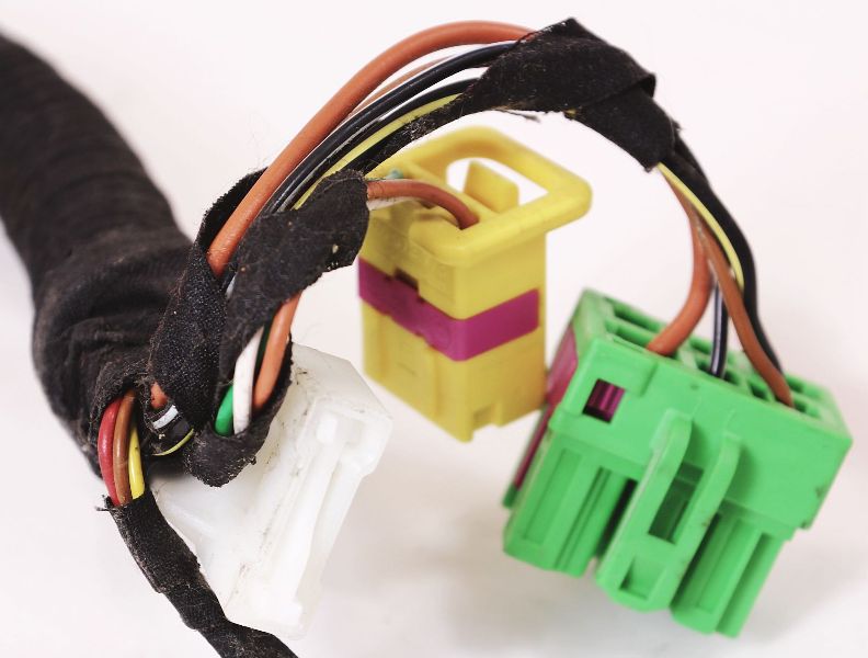 LH Front Heated Seat Wiring Harness Plugs Pigtail VW Jetta Golf GTI MK4 Beetle