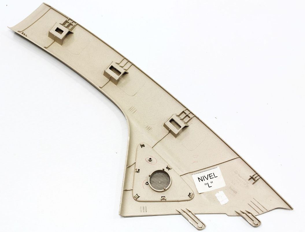 RH Interior A Pillar Trim Cover 98-05 VW Beetle - Beige - Genuine - 1C0 867 234